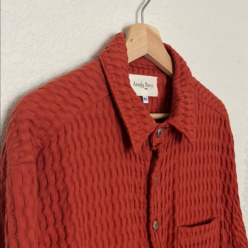 Brand new Aniela Parys oribu waffle jacket